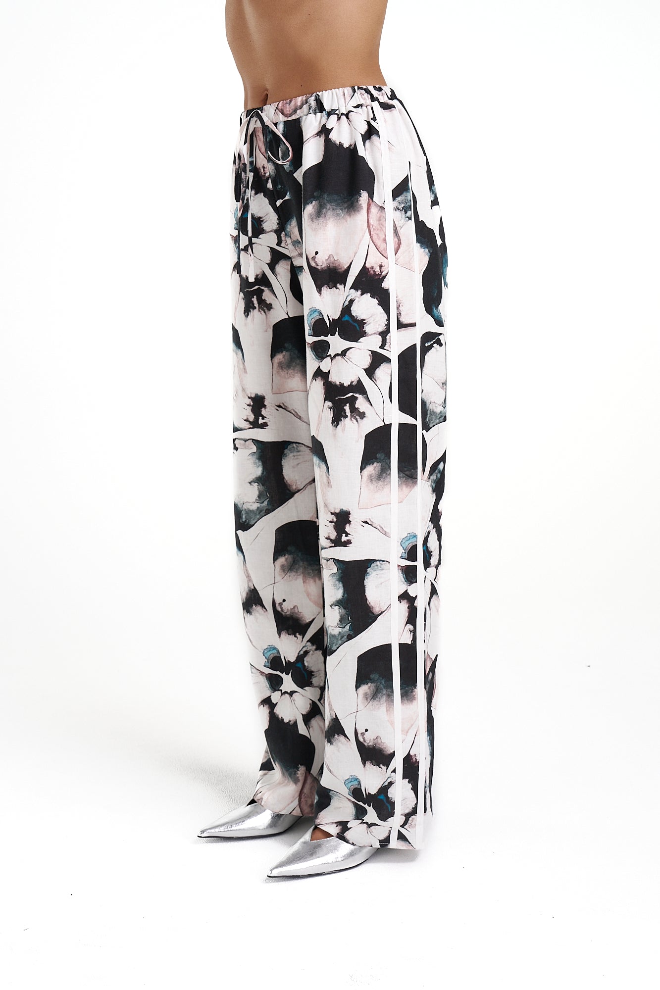 Elastic Pants w/ Stripe - Everlast EVE