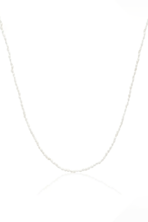 Saint Valentine | Fine Pearl Necklace - Silver