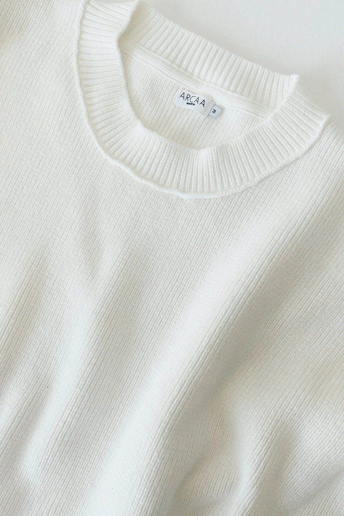 Harper Organic Knit Sweater - Cream