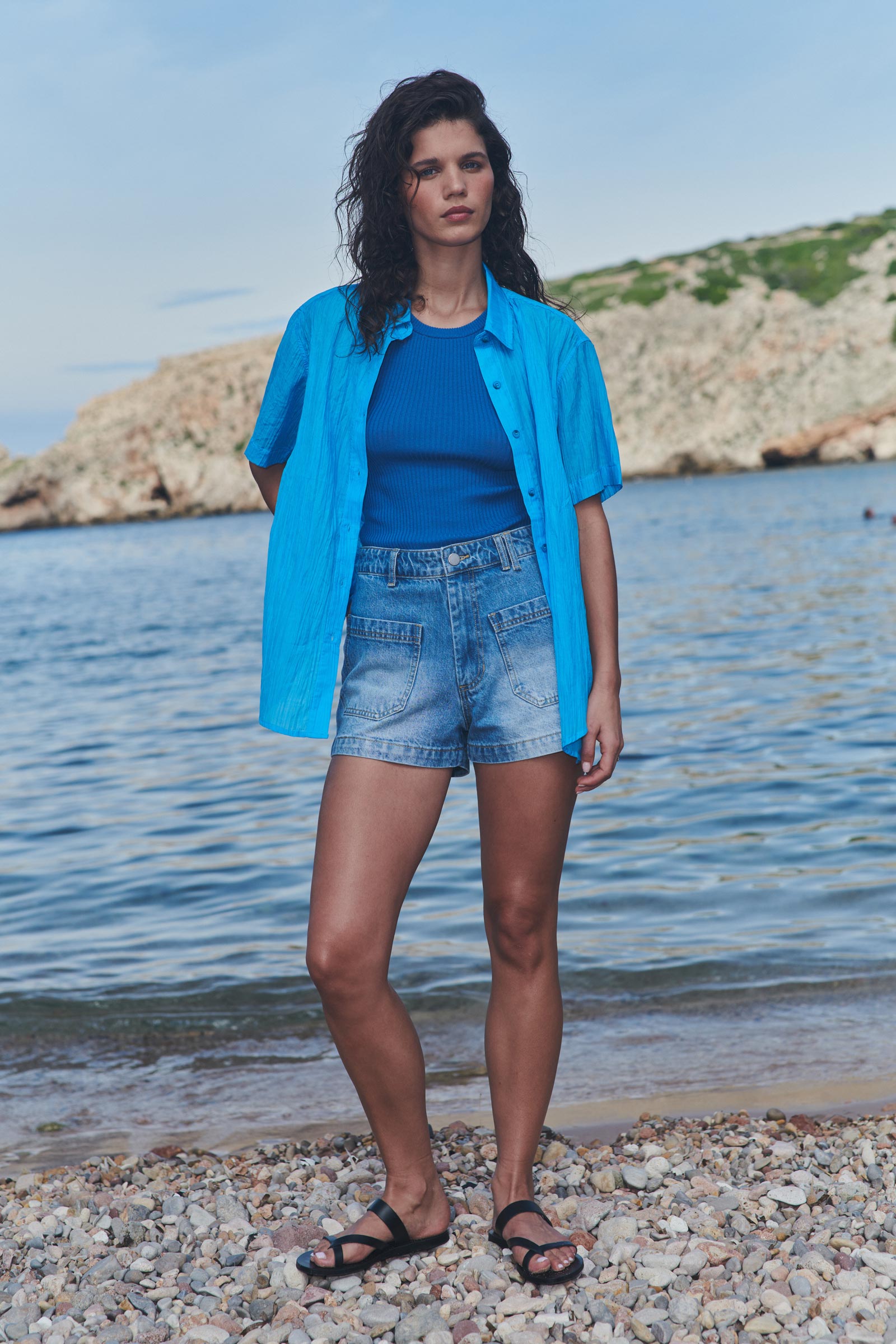 Gio Denim Shorts - Classic Wash