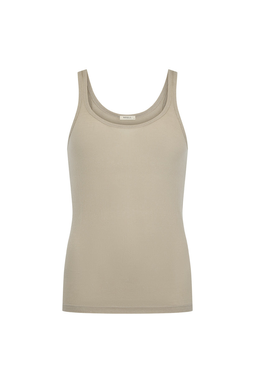 Isabella 2.0 Singlet - Stone