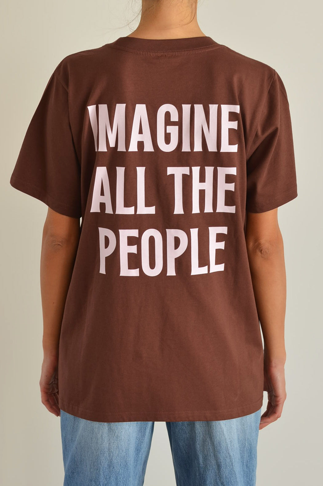 Imagine Heavy Tee Choc - Pink