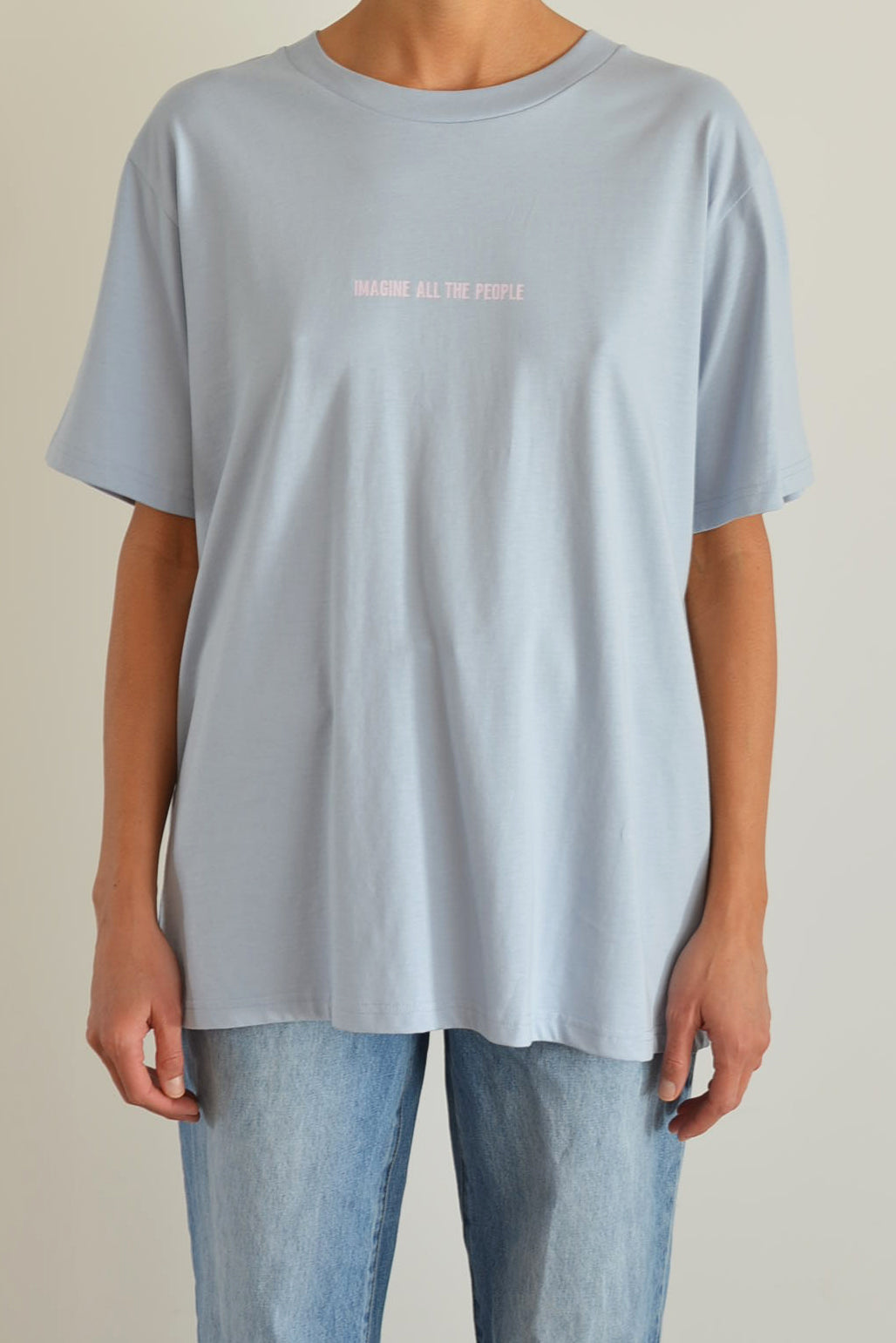 Imagine Heavy Tee Sky - Pink
