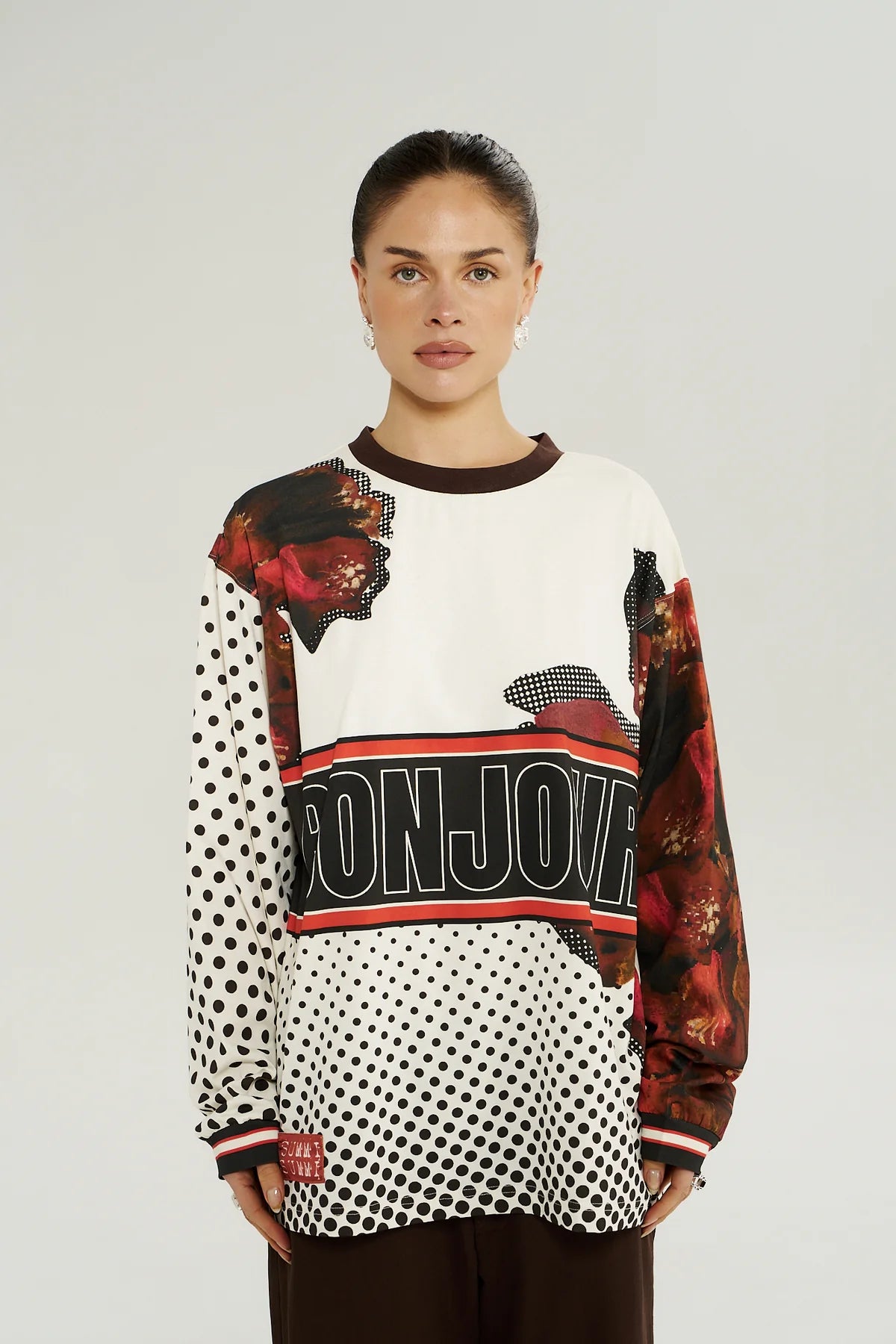 LS Racer Tee - Chocolat Choux