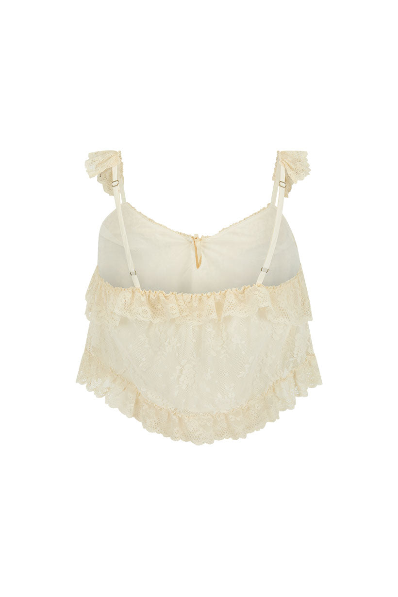Labyrinth Cami - Cloud Cream