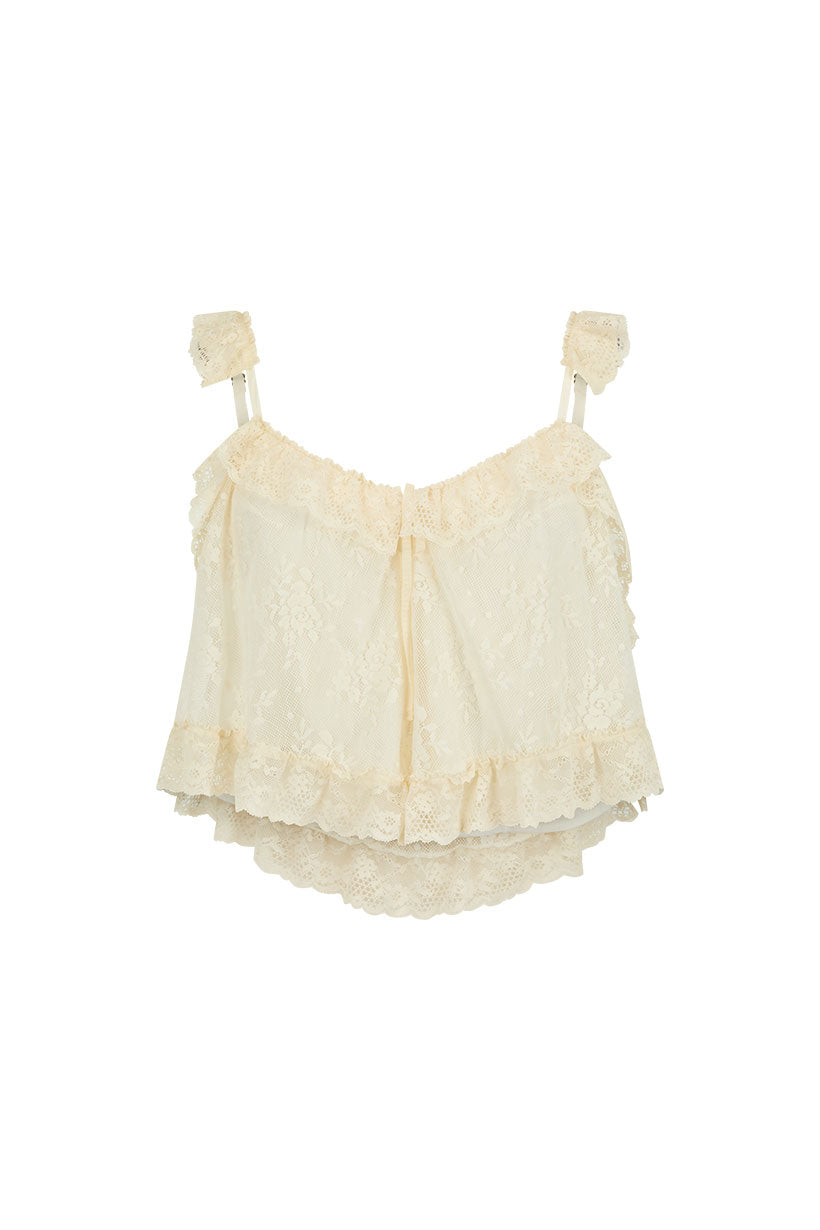 Labyrinth Cami - Cloud Cream