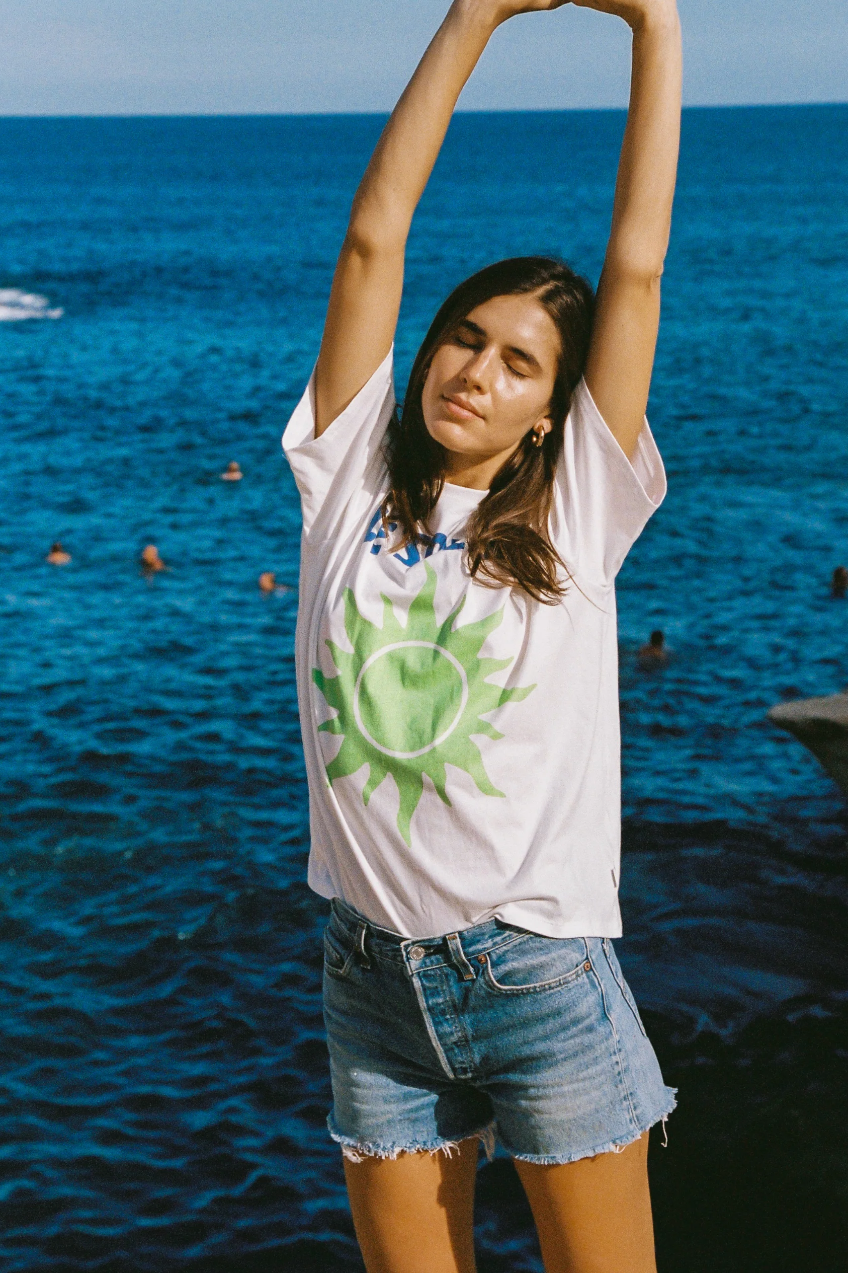 Le Soleil Boyfriend Tee - White