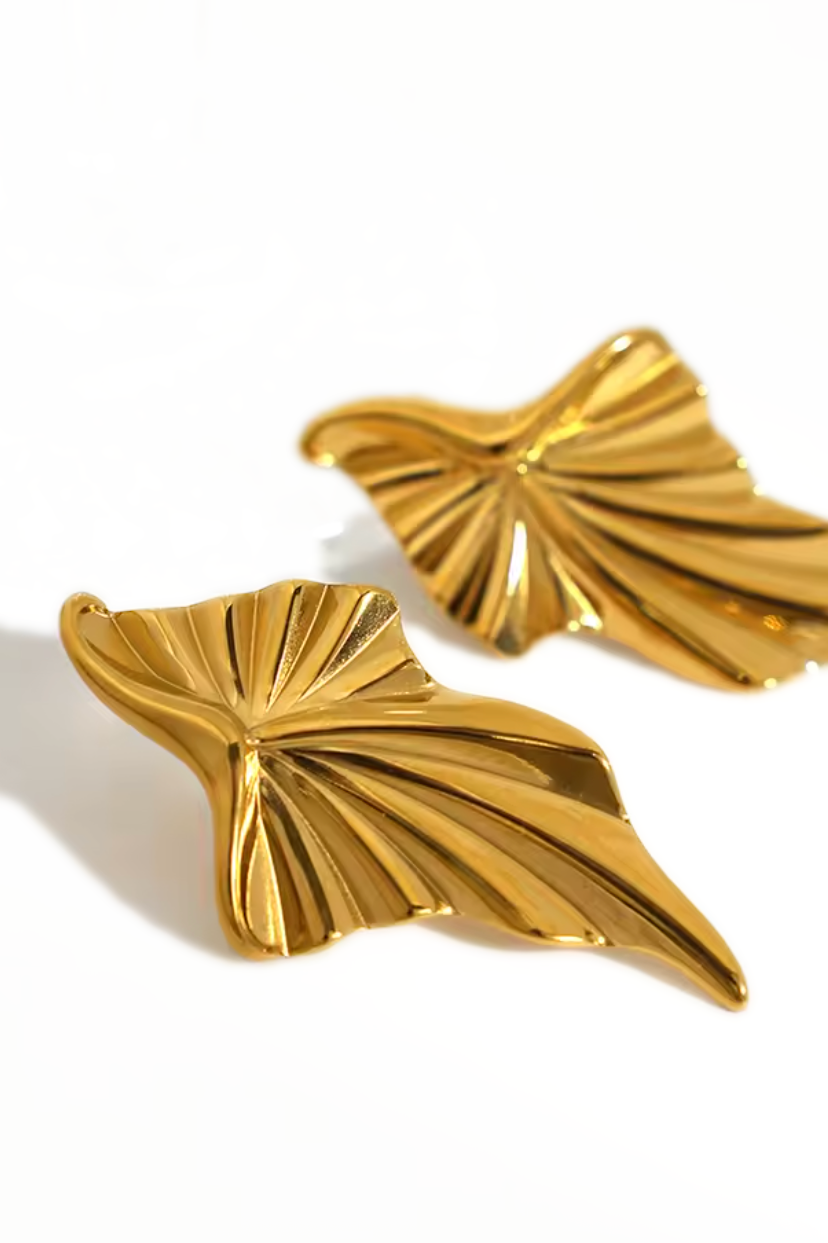 Leaf Earring - Gold
