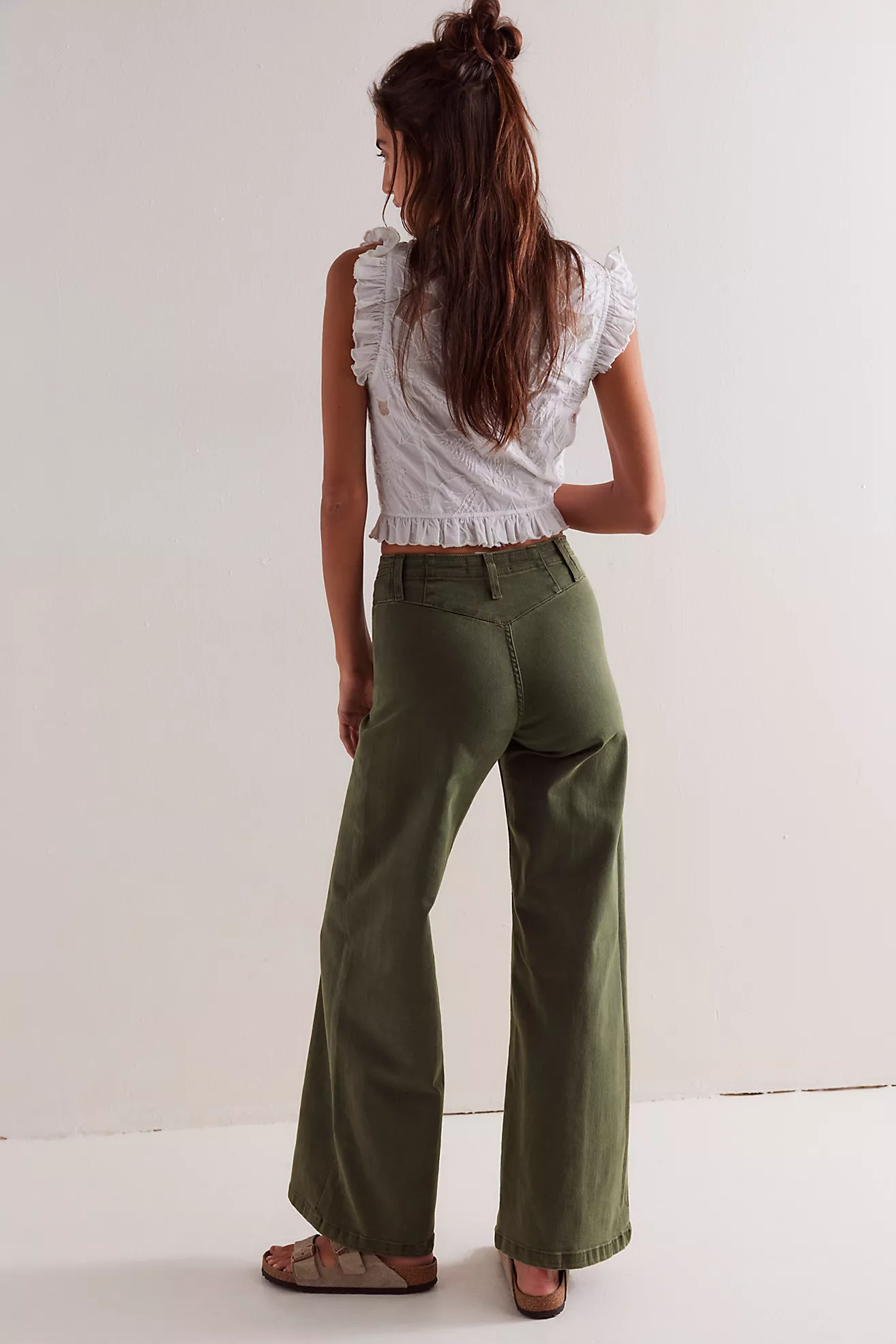 Libre Wide Leg Jean - Thyme
