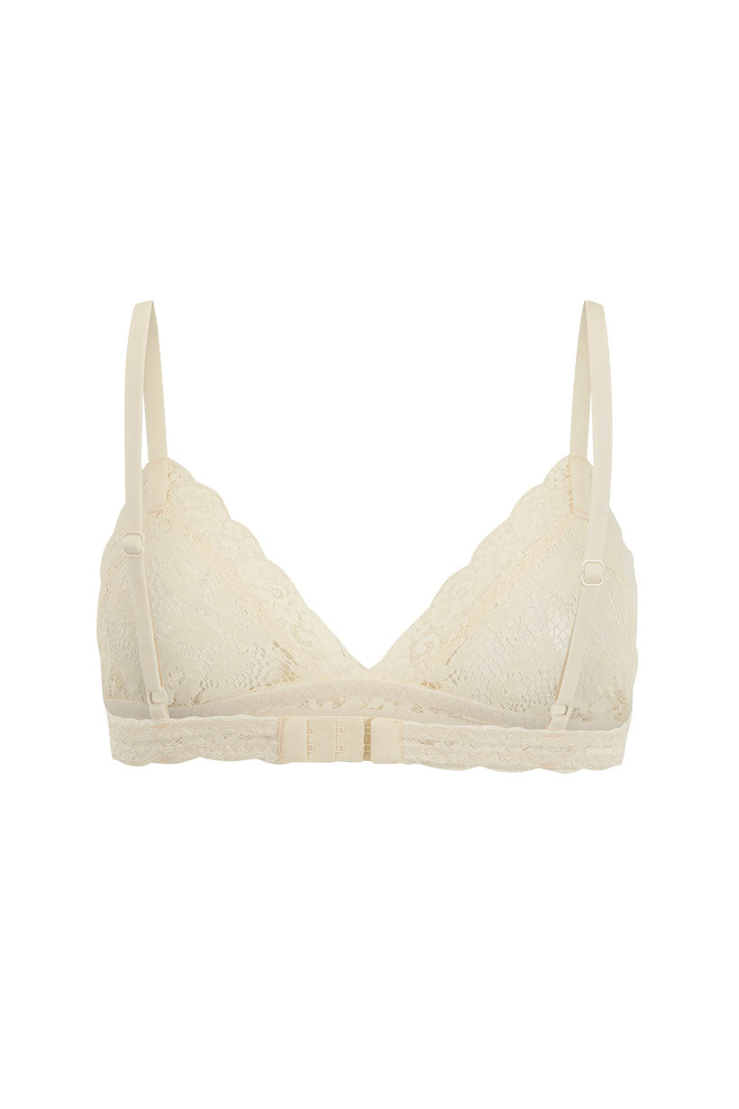 Lovers Lace Bralette - Vintage Cream