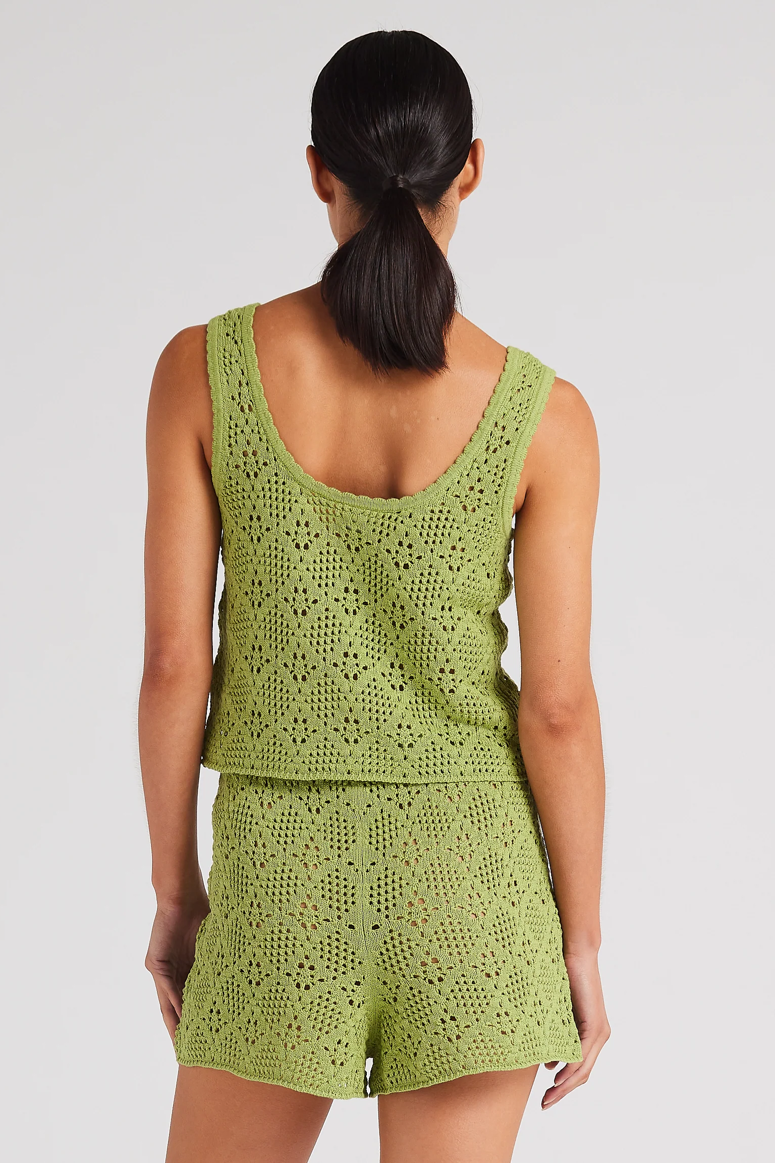 Messina Knit Singlet Top - Daiquiri