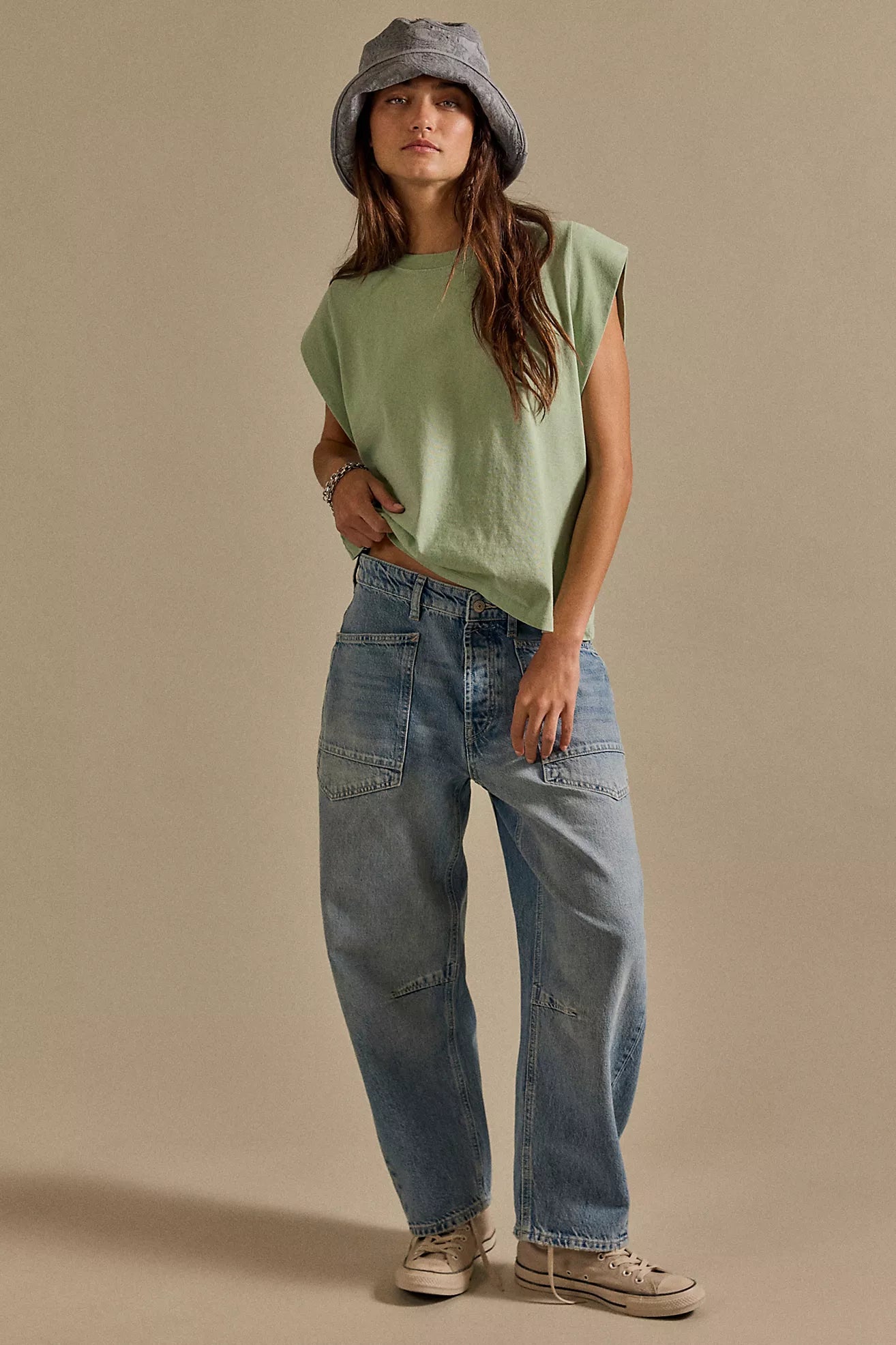 Minimalist Moxie Barrel Jeans - County Fair