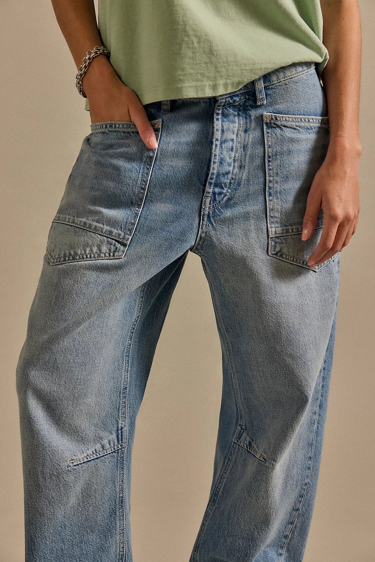 Minimalist Moxie Barrel Jeans - County Fair