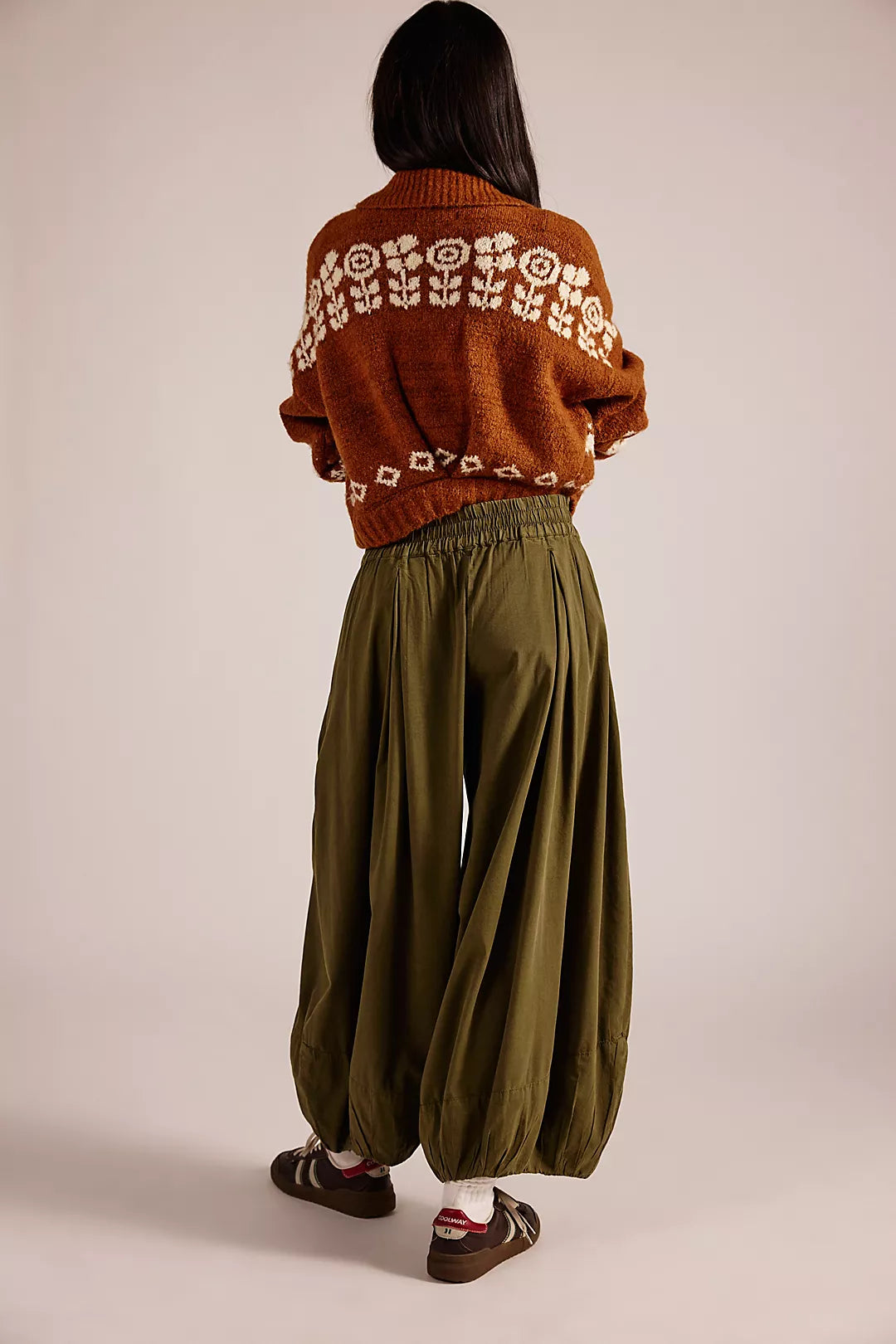 Moonflower Balloon Pant - Sage