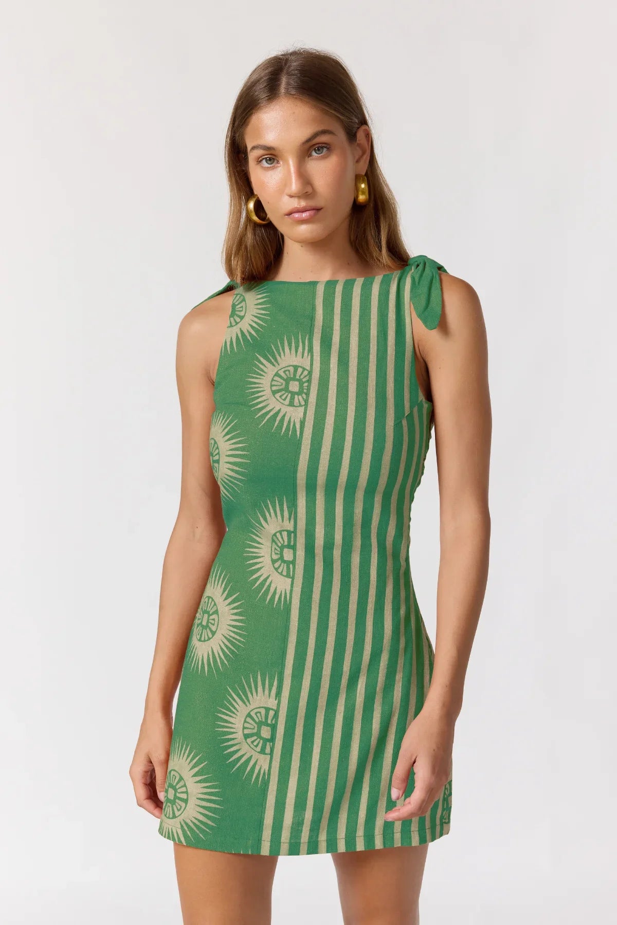 Bonnie Mini Dress - Sea