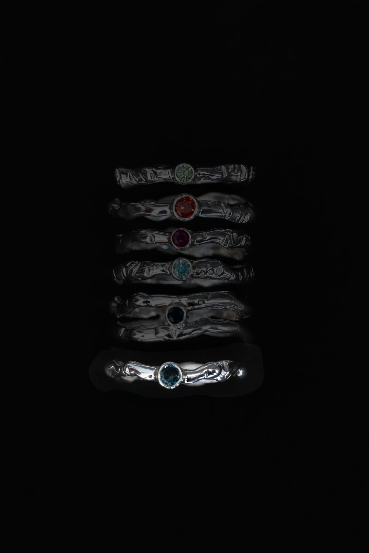 Not So Simple Ring - Blue Sapphire