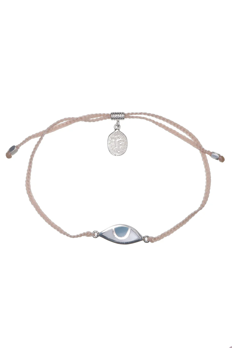 Eye Protection Bracelet | Soft Pink - Silver