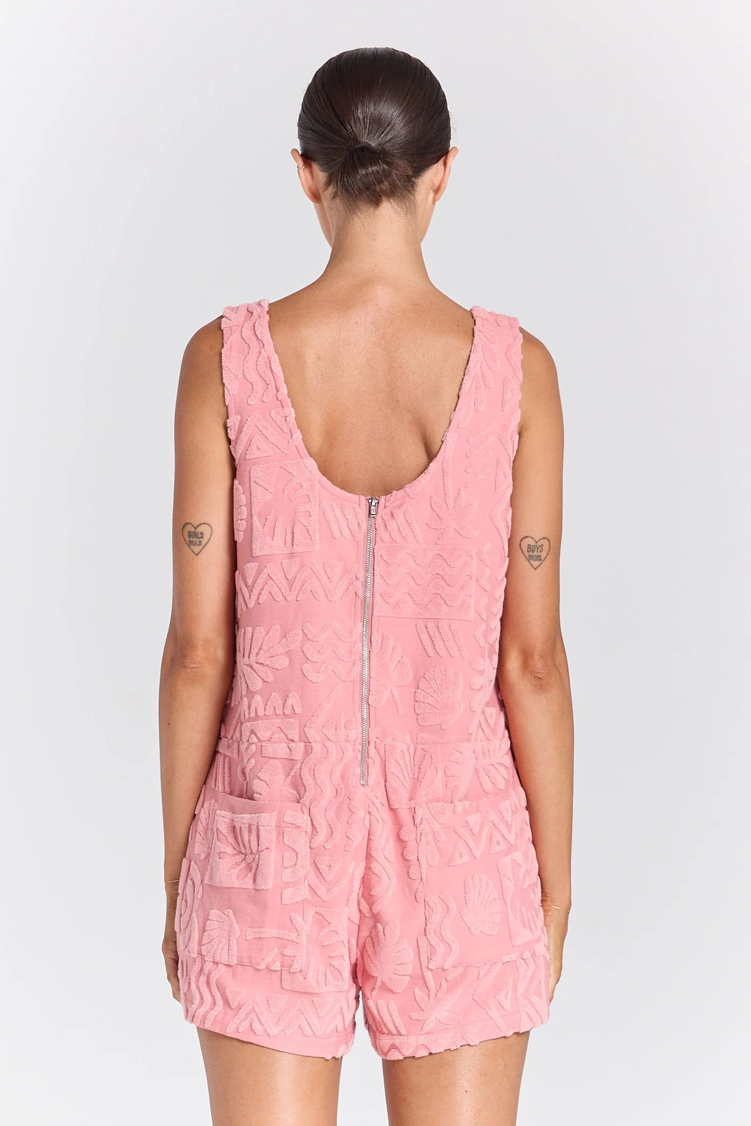 Mai Tai Romper - Rose