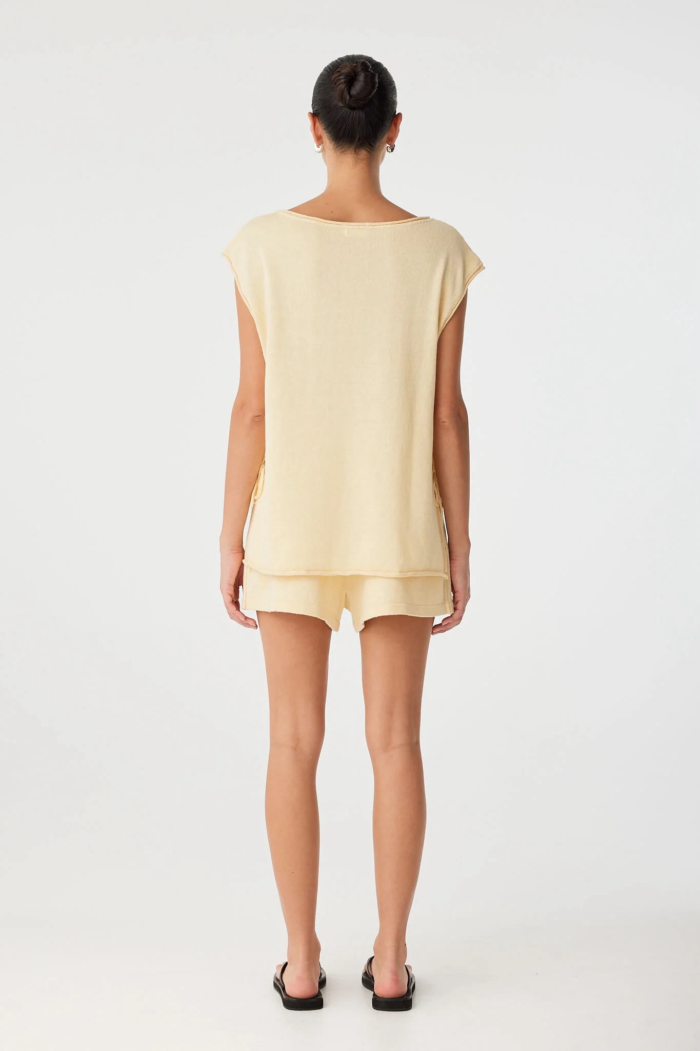 Poppy Tie Side Top - Butter