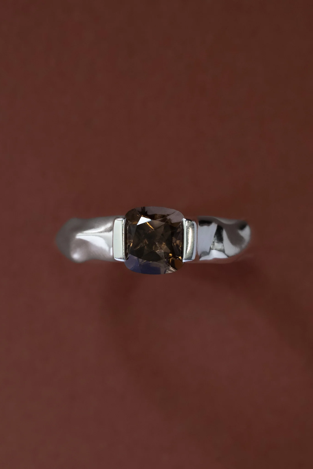 Queen Ring - Smoky Quartz