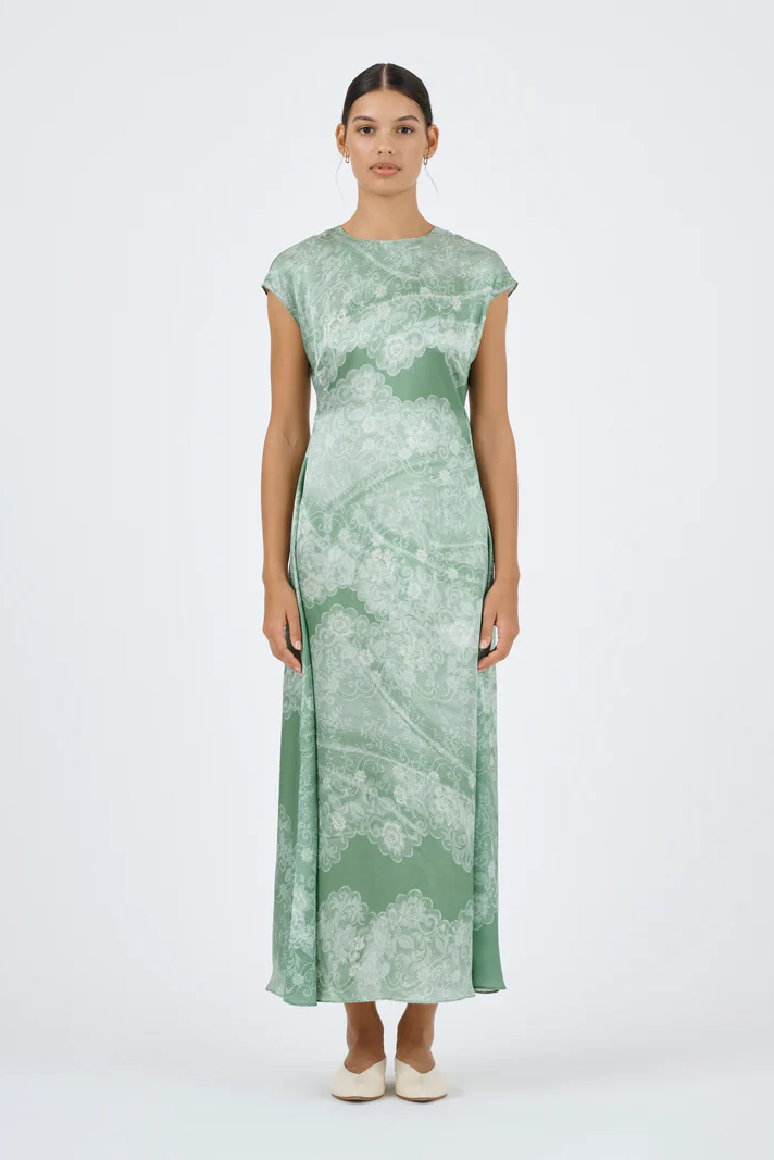 Ceylon Dress - Sari Lace Sage