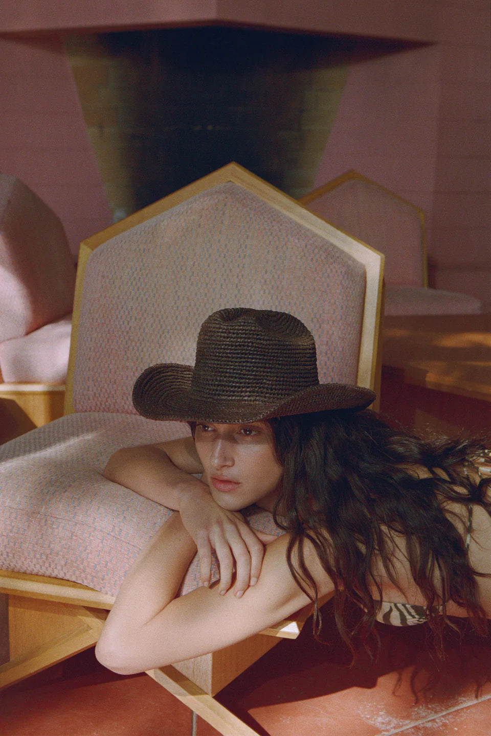 Raffia Cowboy Hat - Coco