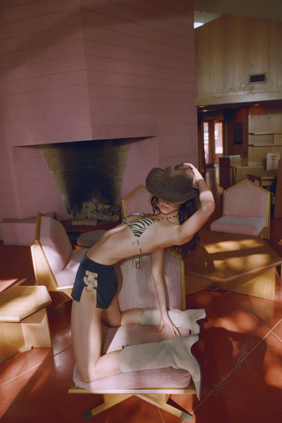 Raffia Cowboy Hat - Coco