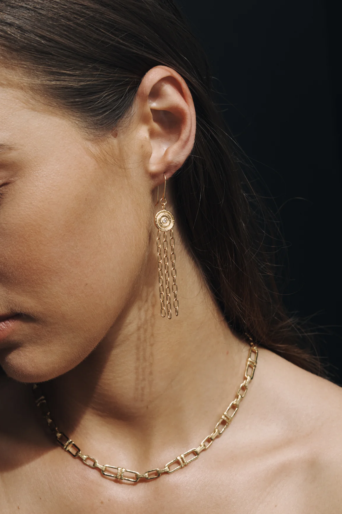 Reign Chandelier Earrings - Gold