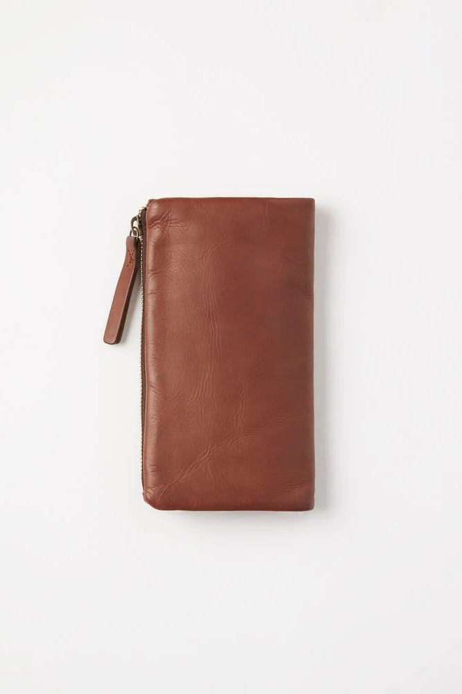 Capri Wallet Large - Cognac