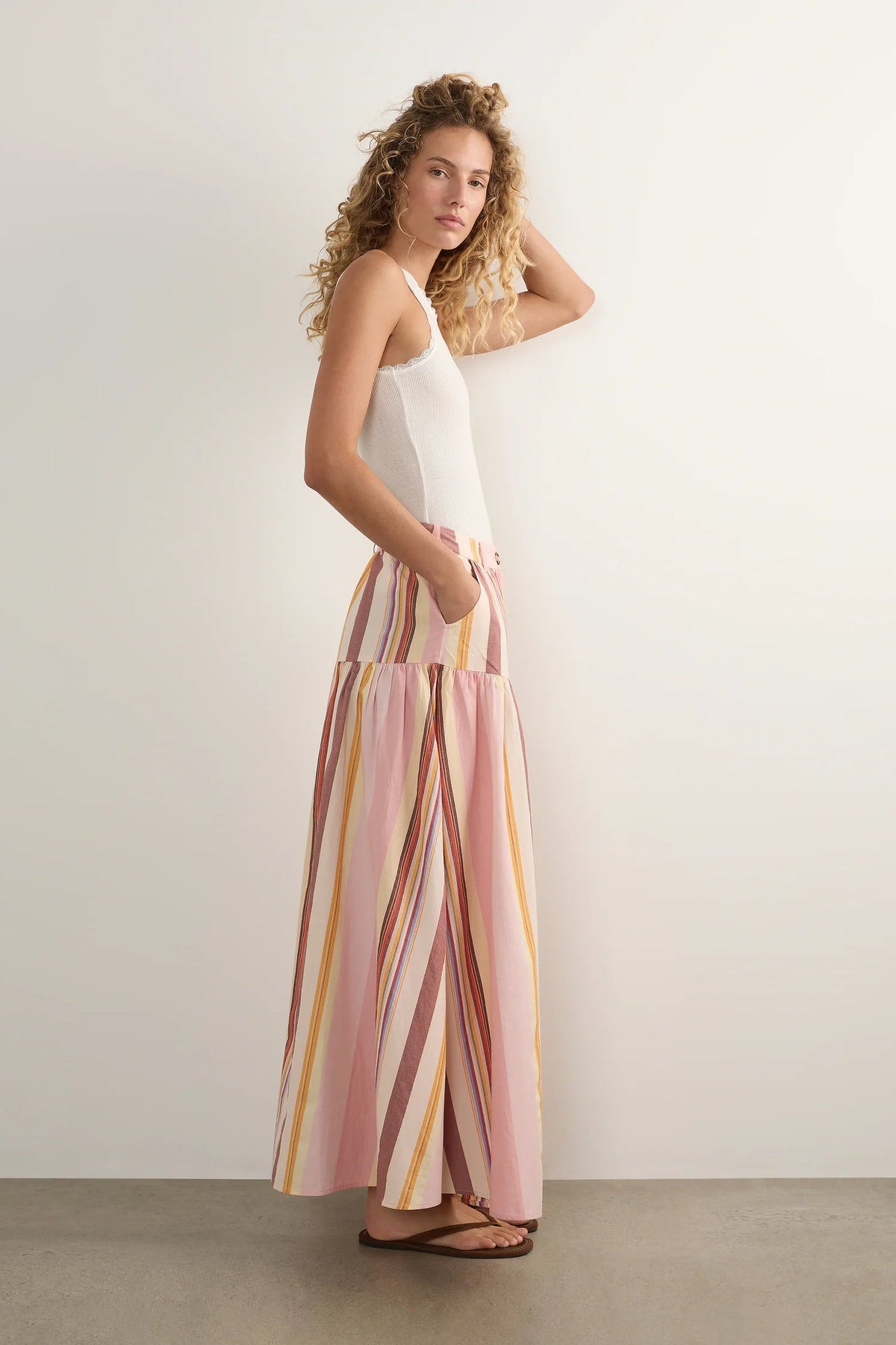 Harley Maxi Skirt - Stripe