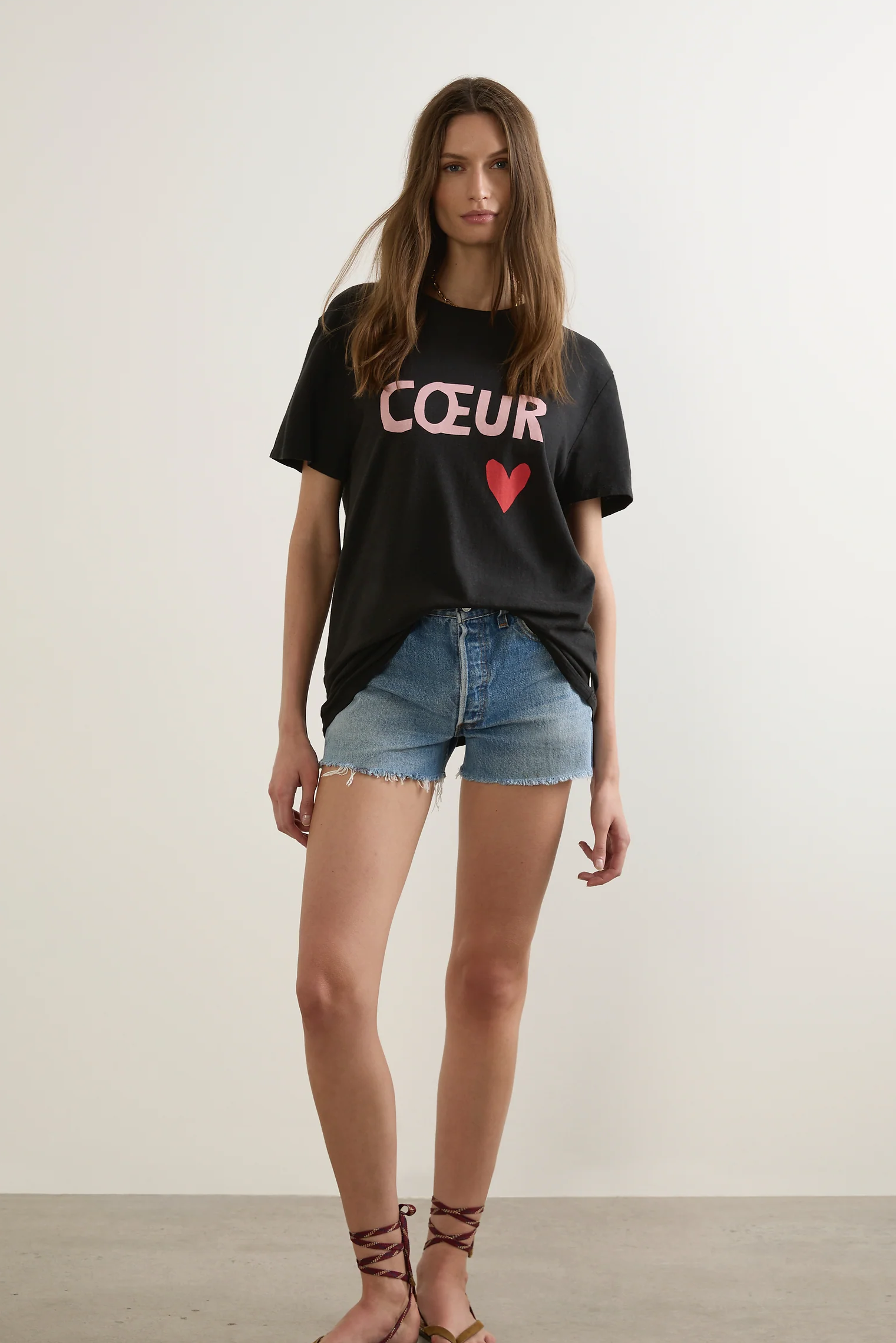 Heart Classic Tee - Black