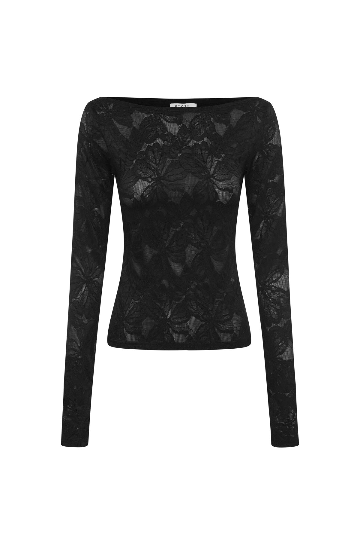 Samantha Lace Top - Noir
