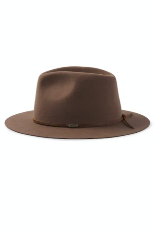 Brixton | Wesley Fedora - Dark Tan