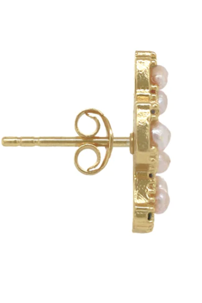 Gorgoneion Peace Earrings - Gold (RESTOCKED!)