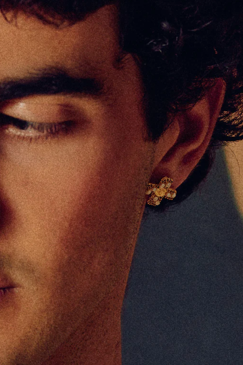 Gorgoneion Peace Earrings - Gold (RESTOCKED!)
