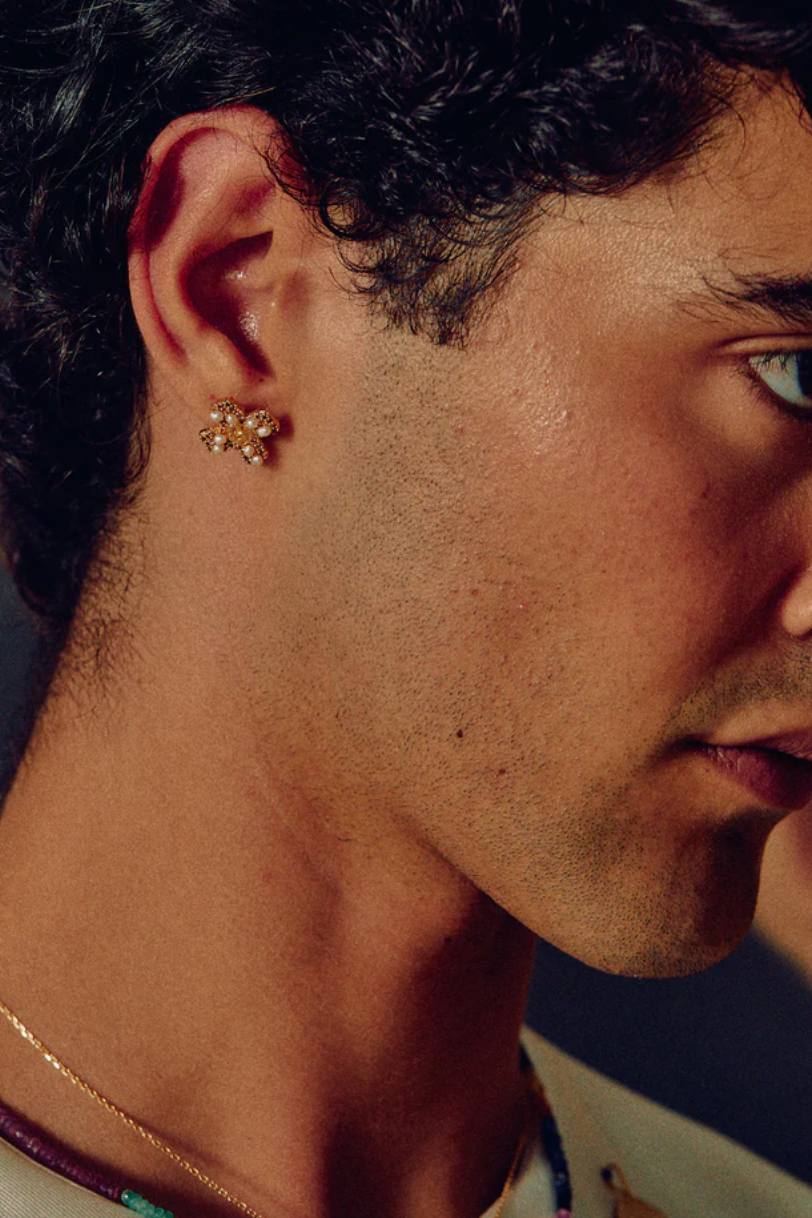 Gorgoneion Peace Earrings - Gold (RESTOCKED!)