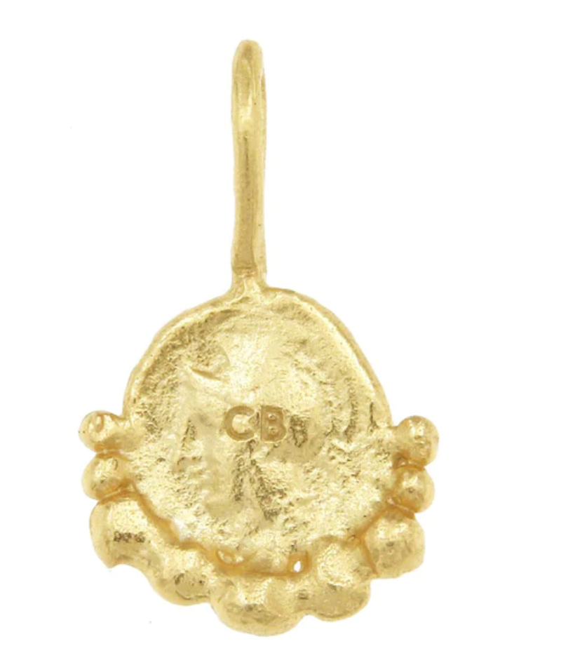 Gorgoneion Protection Pendant - Gold