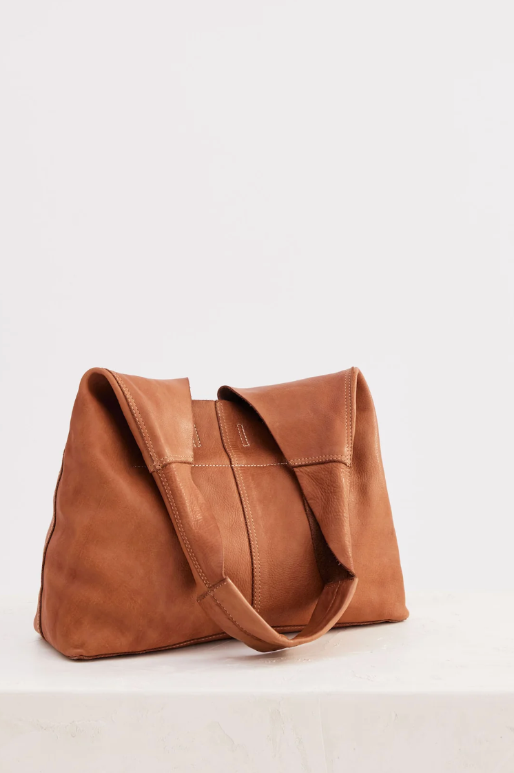 Unlined Slouchy - Tan