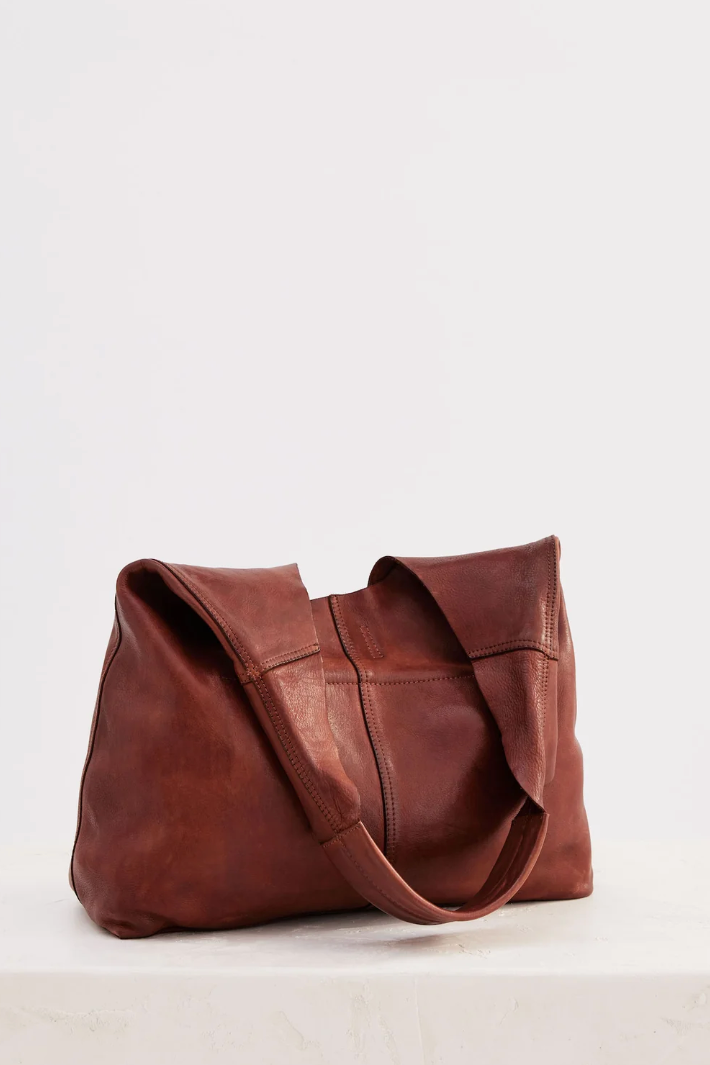 Unlined Slouchy - Cognac