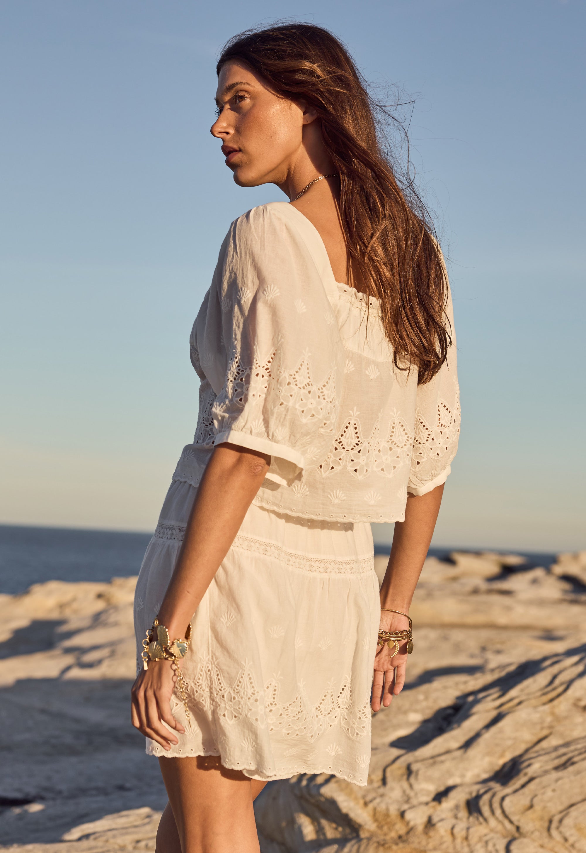 Maiden Lace Blouse - White
