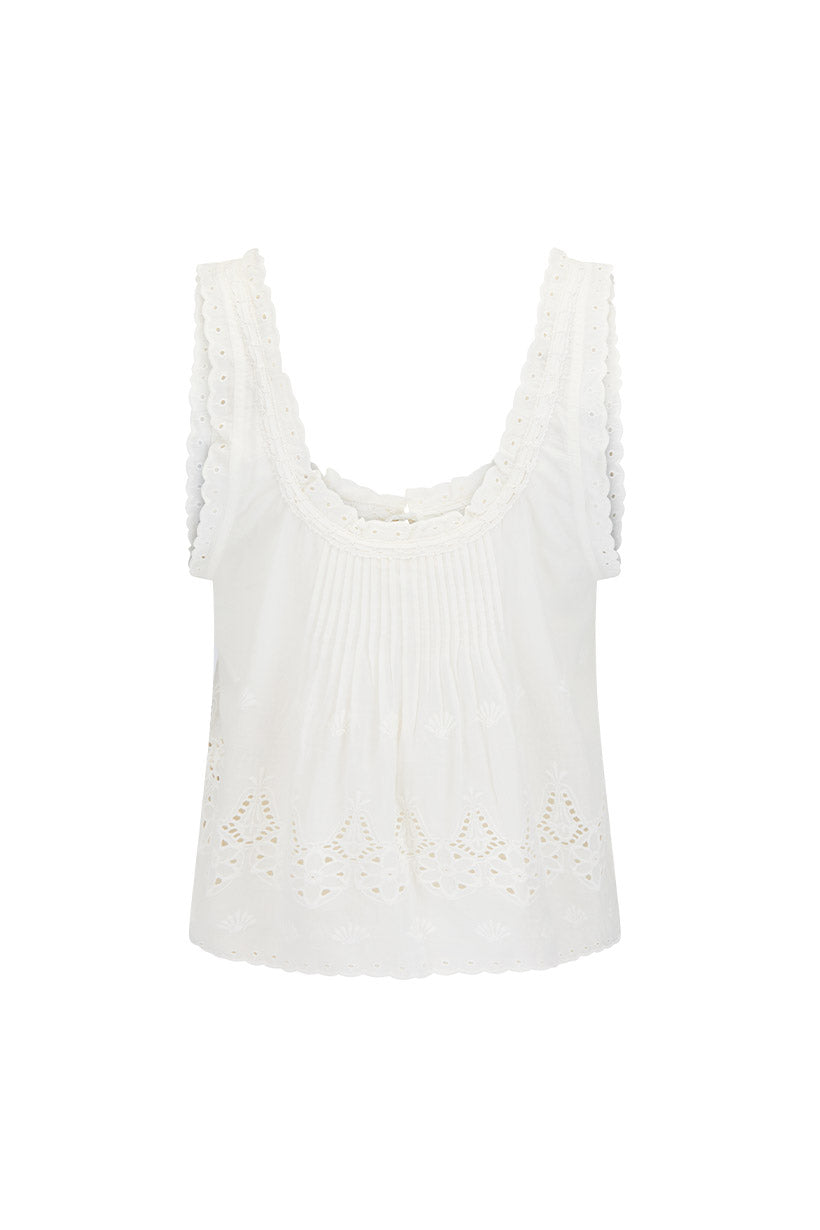 Maiden Lace Cami - White