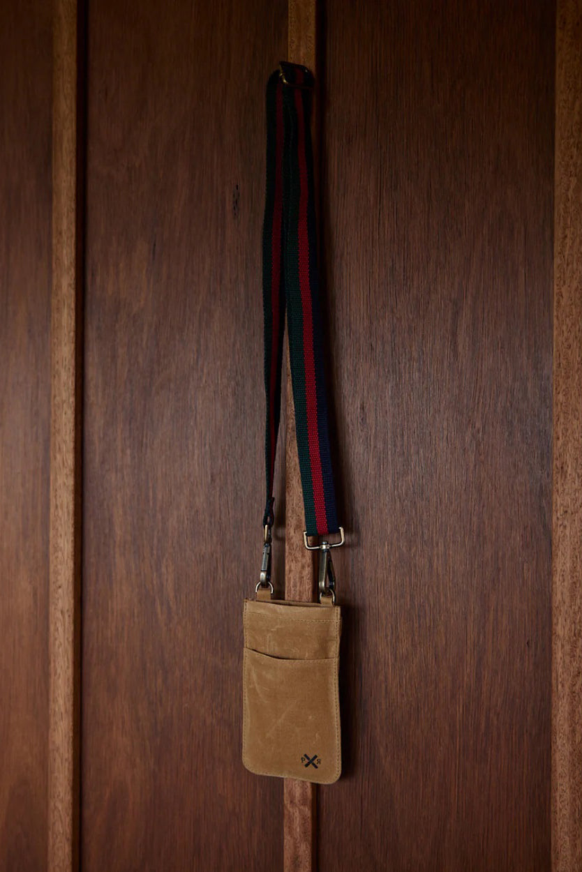Slow Road Cross Body Phone Bag - Clay