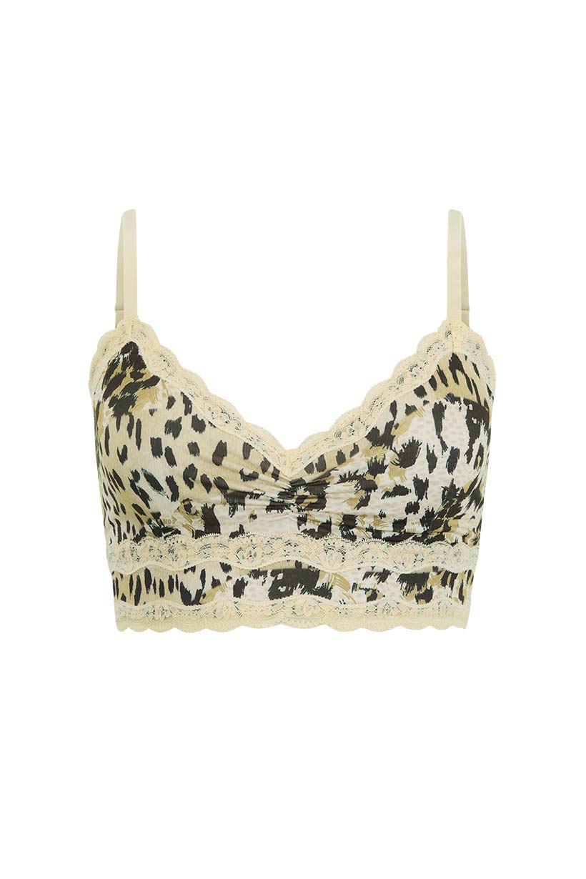 Snow Leopard Bralette - Animal