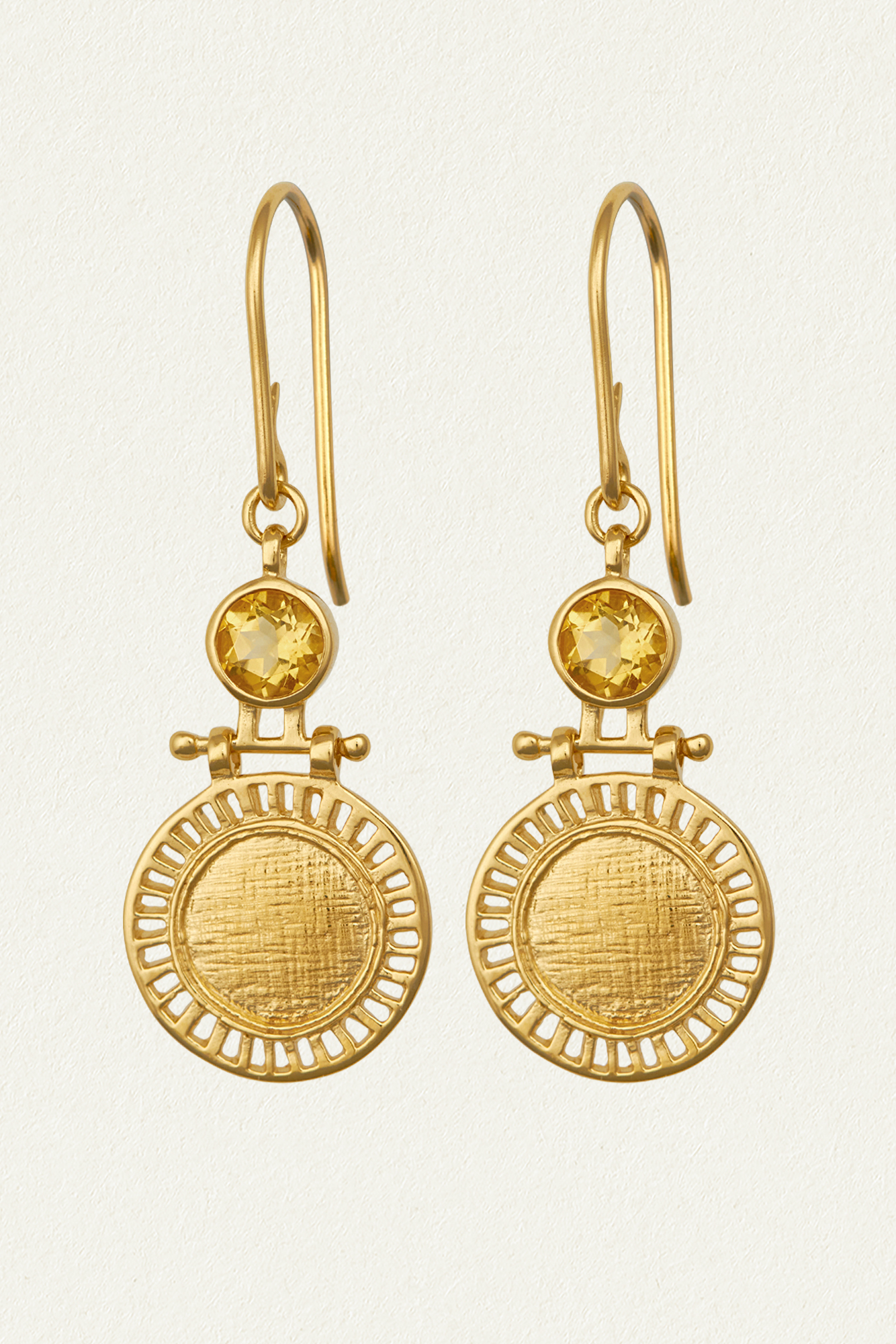 Solar Earrings  - Gold