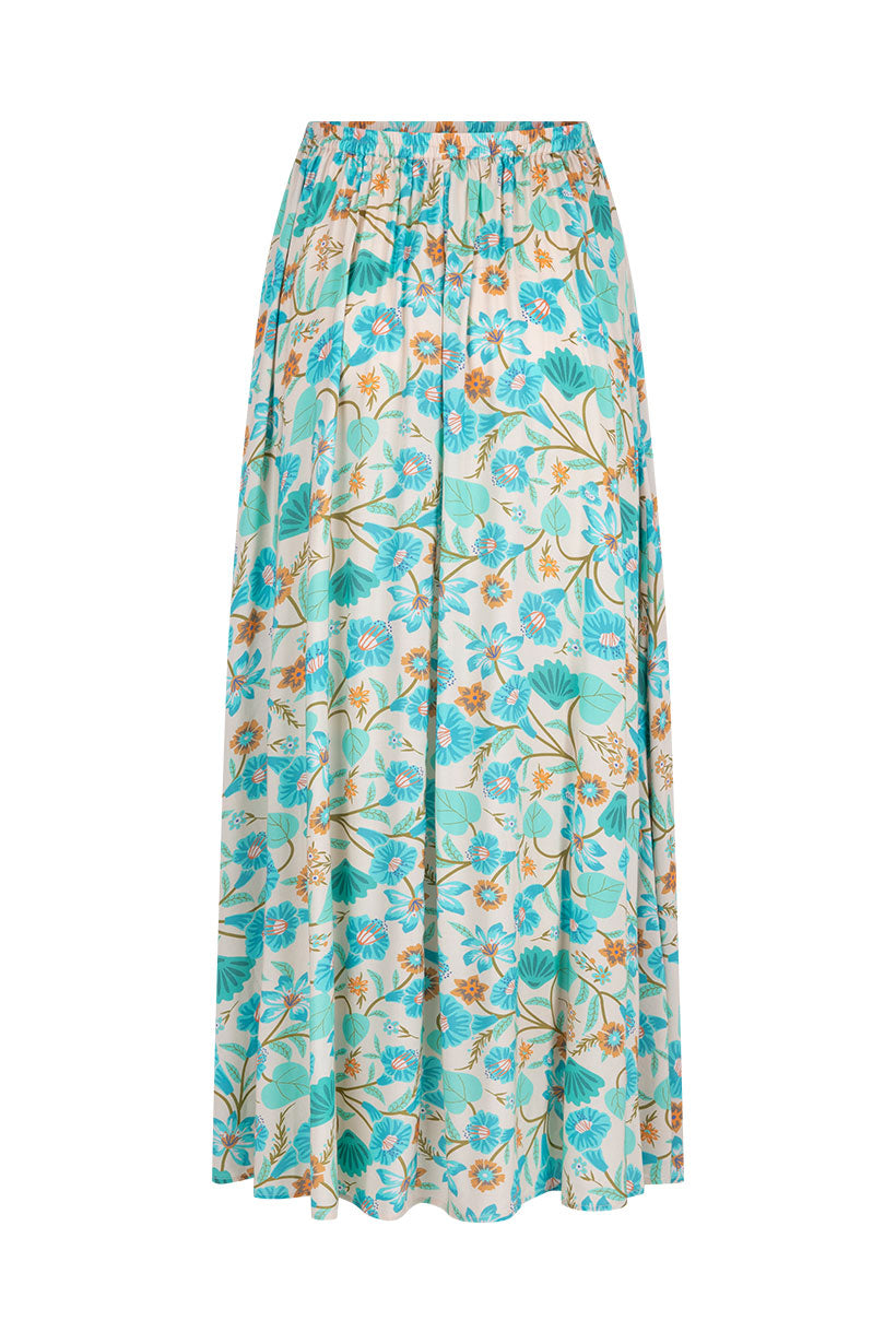 Goldie Maxi Skirt - Lagoon