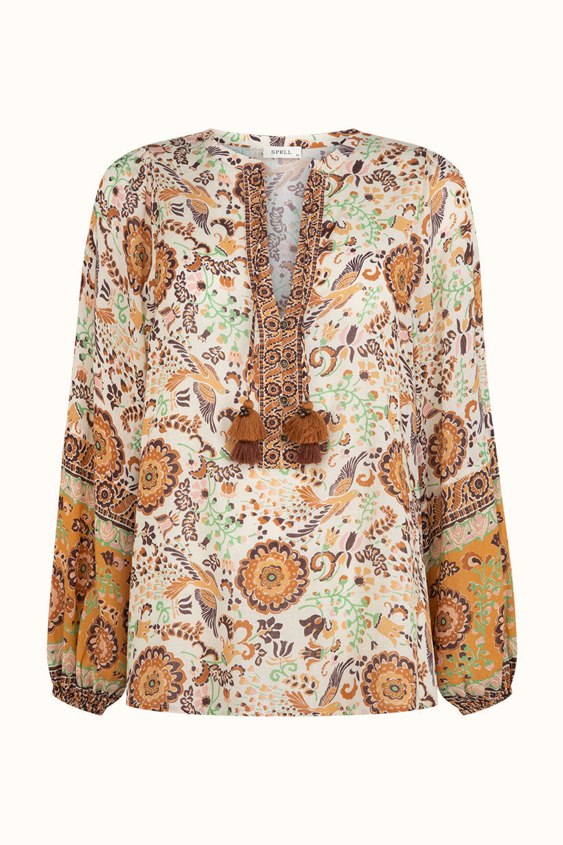 Sannah Blouse - Golden Ochre