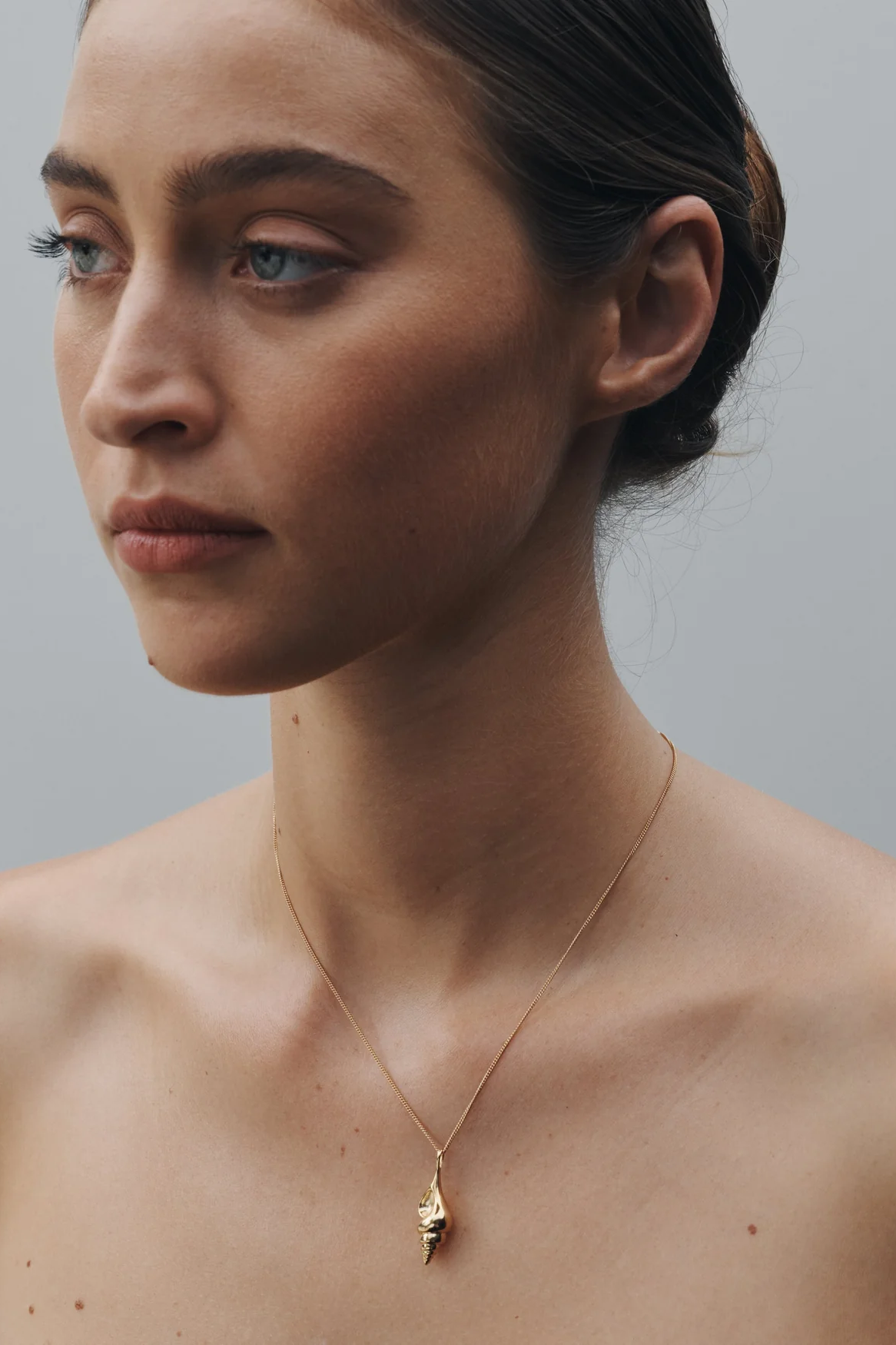 Spire Pendant Necklace - Gold