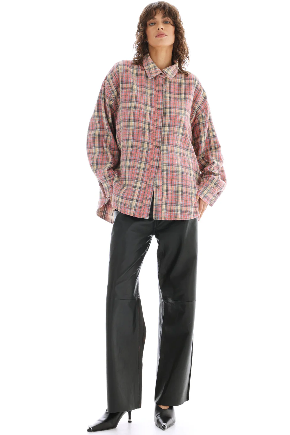The Tales Reversibile Flannel Shirt - Pink