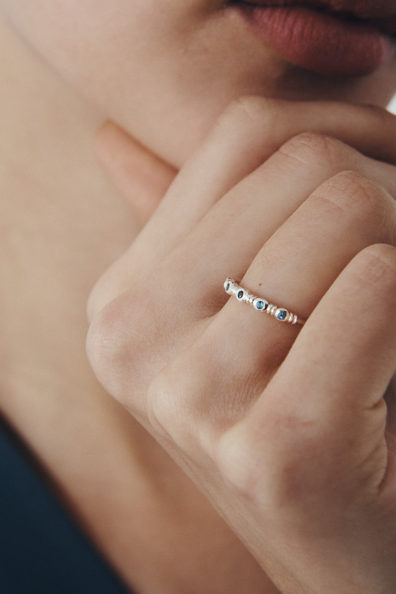 Aqua Ring - Silver | Temple Of The Sun