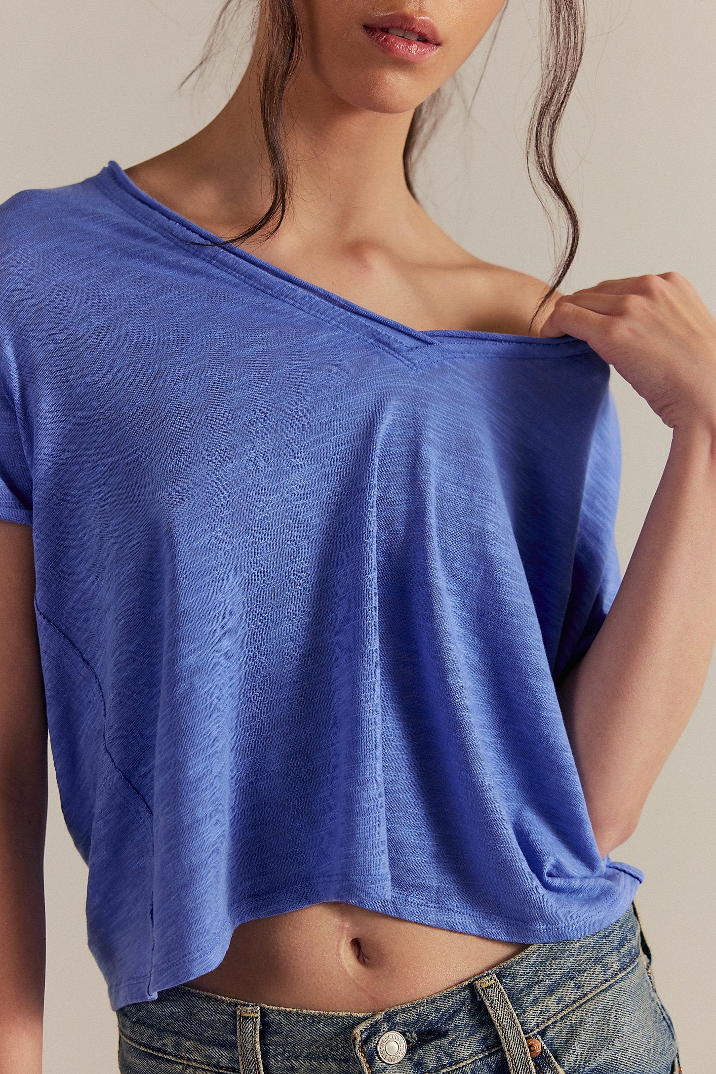 Take 2 Tee - Cornflower Blue